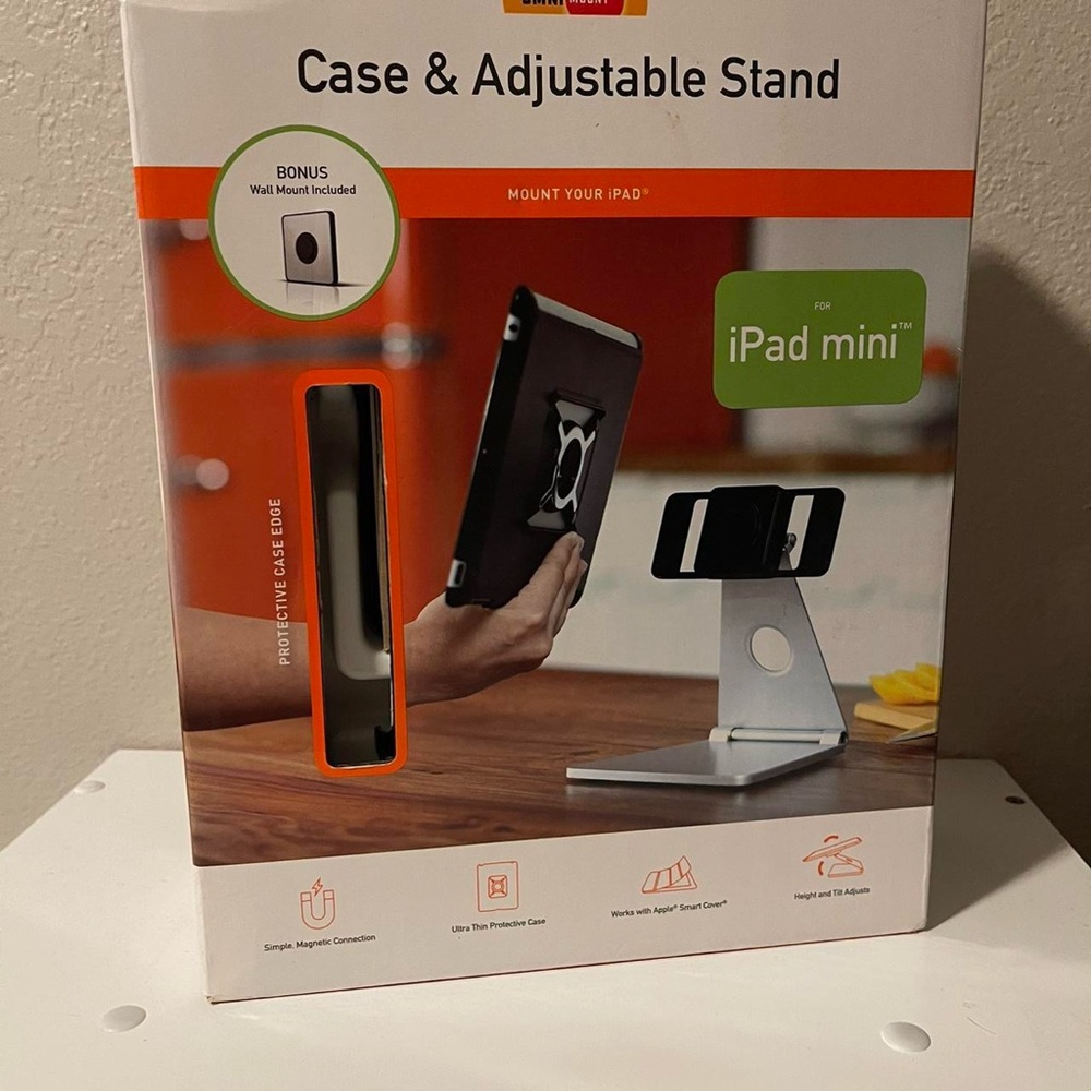 Omnimount, Black iPad Mini Case & Adjustable Mount Open Box